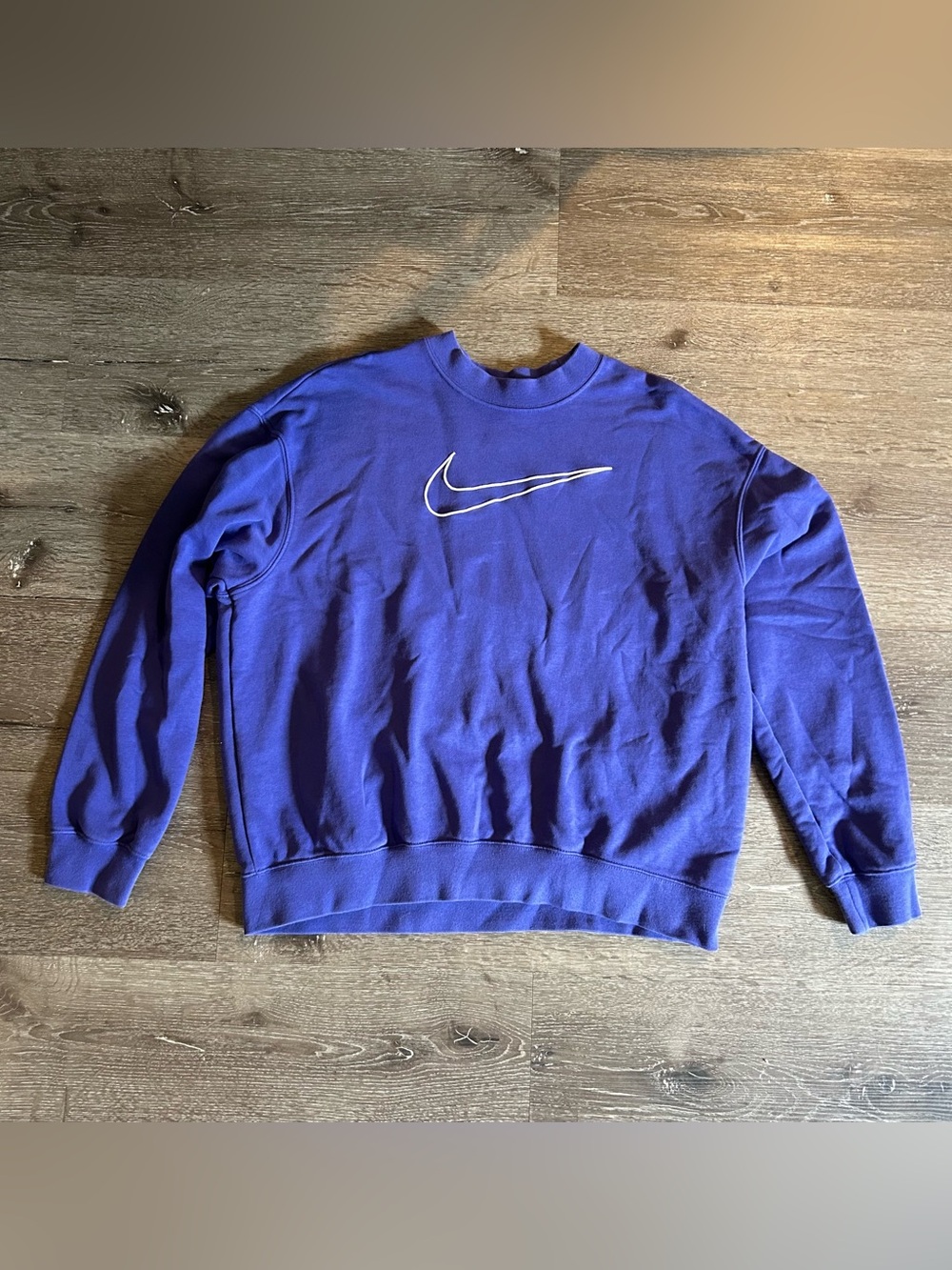 Small Nike Dri Fit Purple Long Sleeve Crew Neck Pullover Sweater